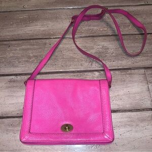 J. Crew pink crossbody purse
